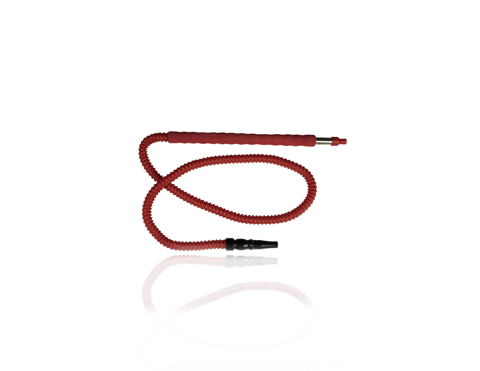 Chrome Hose with Colored Mouthpiece, Sponge Grip, and Silicone Hose