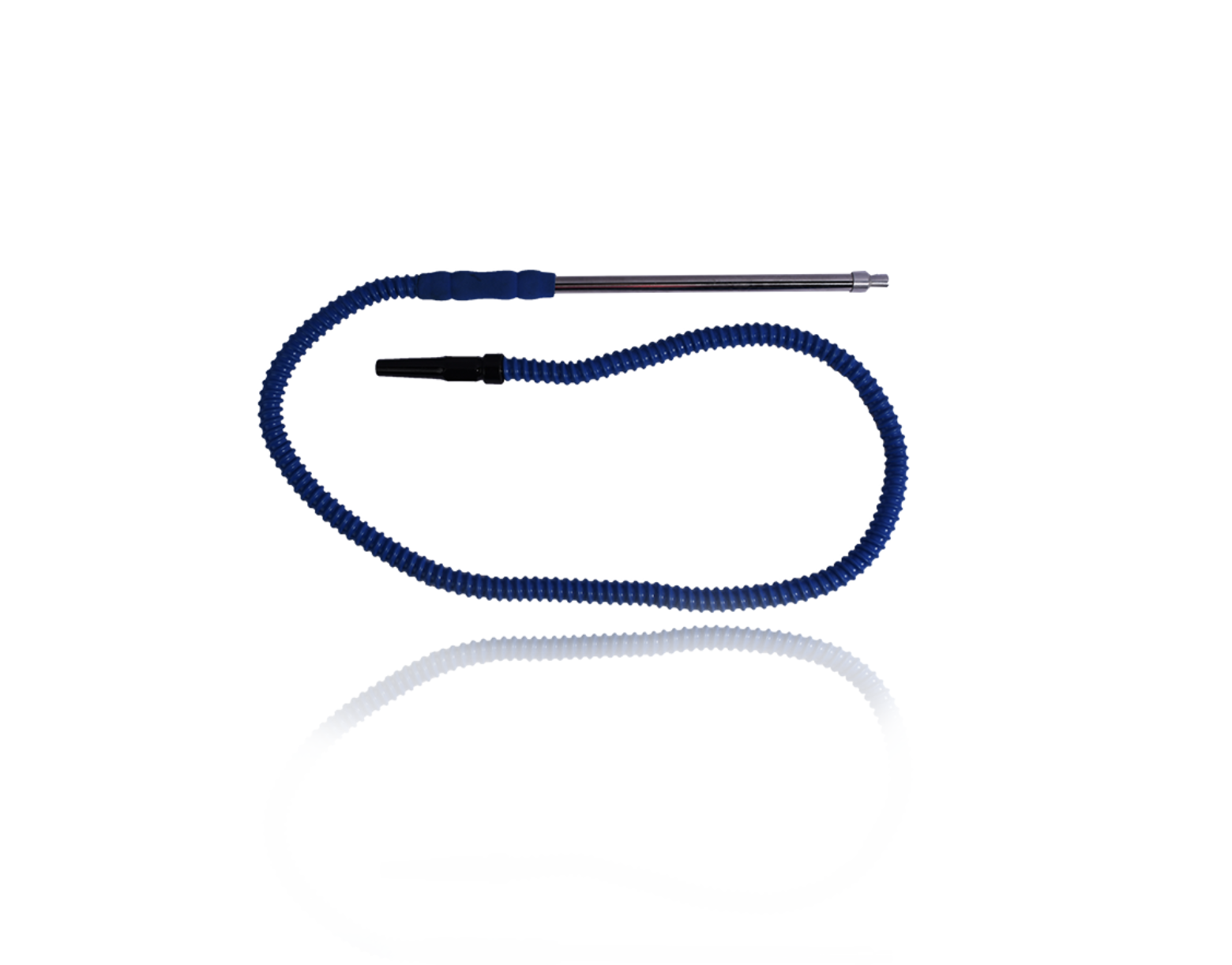 Half Metal Stem Hose with Chrome and Sponge Grip, Silicone Hose