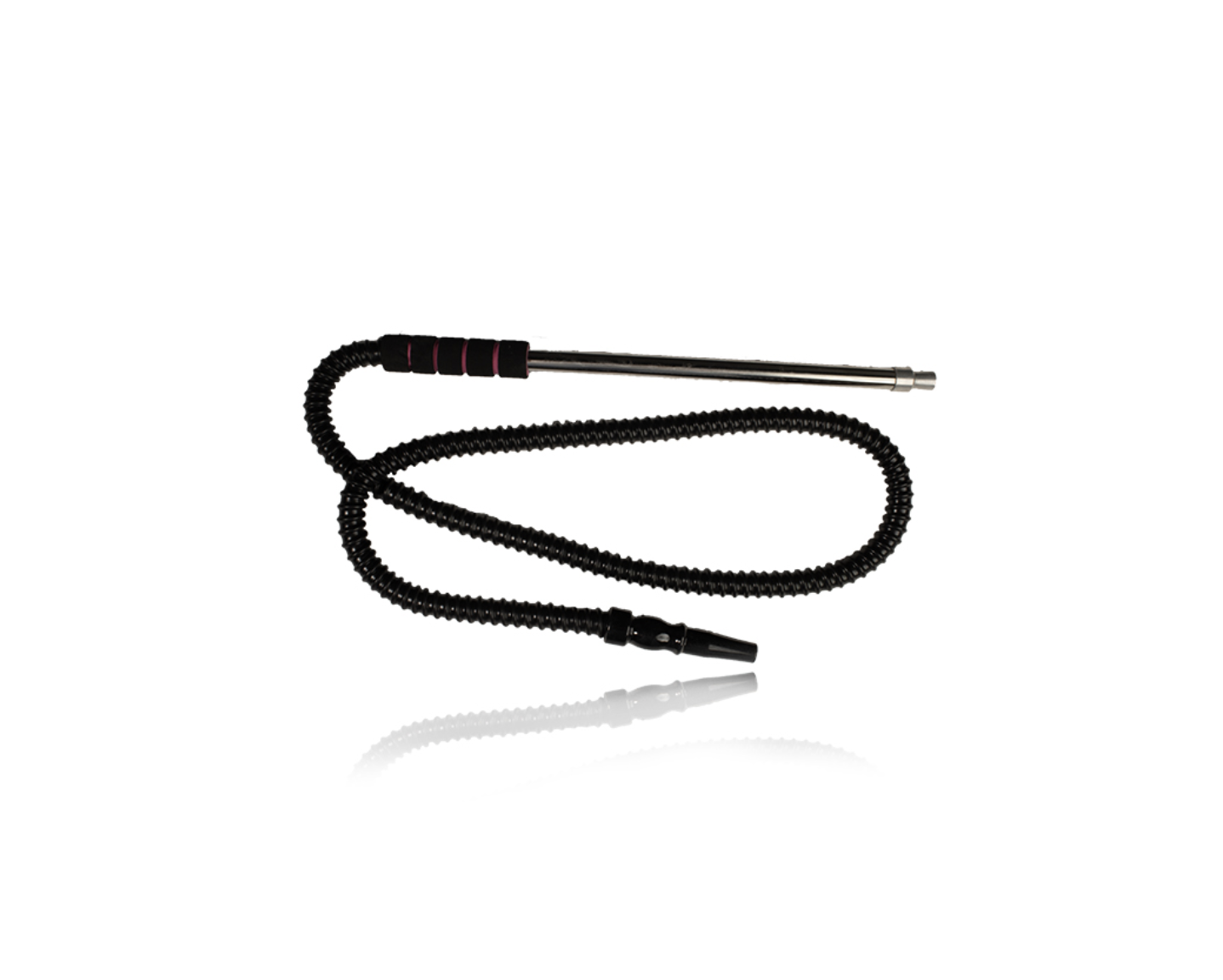 Chrome Hose with Partially Patterned Sponge Grip and Black Hose