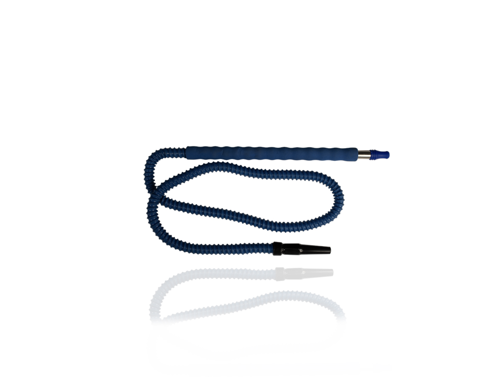 Chrome Hose with Colored Mouthpiece, Sponge Grip, and Silicone Hose