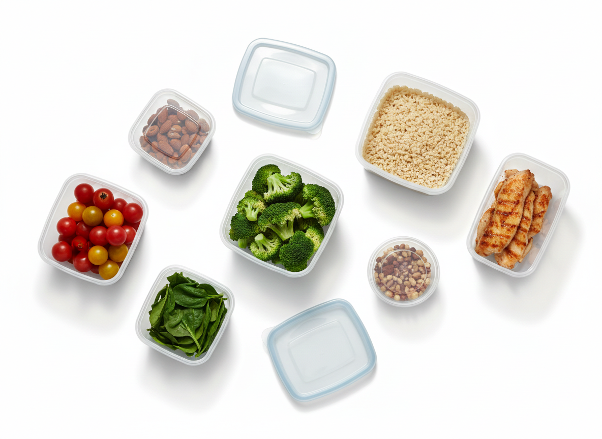 Square Container with Lid – 1000 g